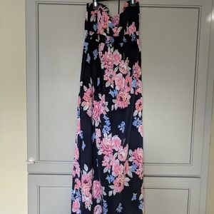 5/$25 Closeout!-Hawaiian tube top maternity dress